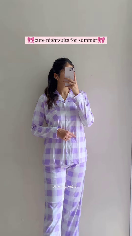 Lightweight Floral Print Women’s Short Sleeve Pajama Set for Summer