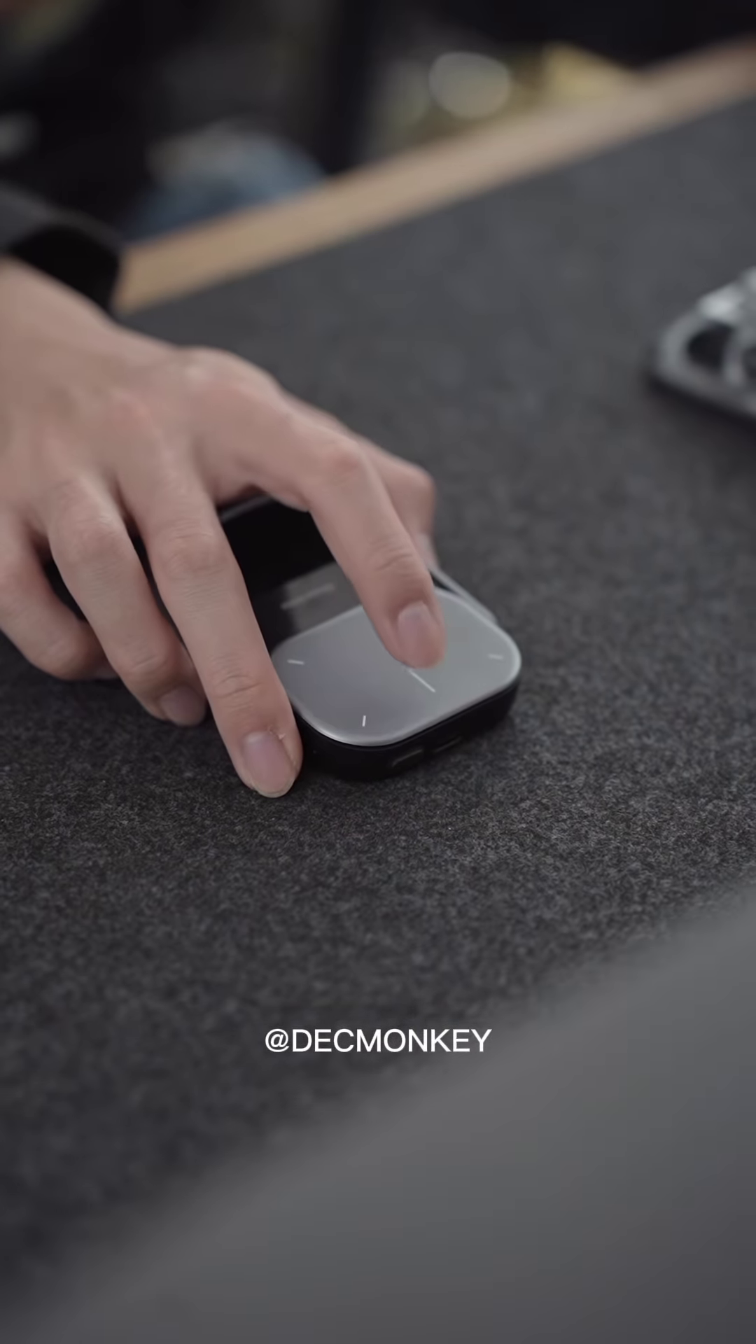 Ergonomic Wireless Mouse with Touch Scroll and Customizable Buttons