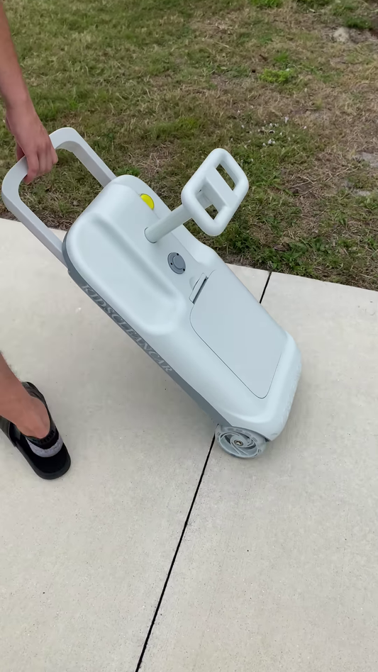 Hands-Free Microfiber Mop with Washable Pad for Floor Cleaning