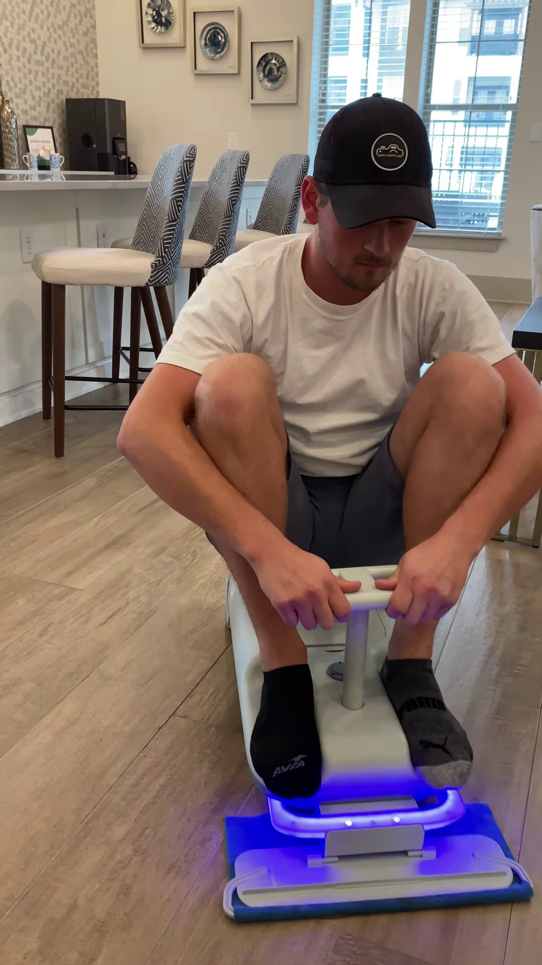 Hands-Free Microfiber Mop with Washable Pad for Floor Cleaning