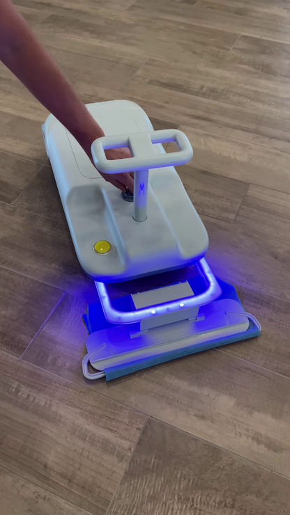 Hands-Free Microfiber Mop with Washable Pad for Floor Cleaning