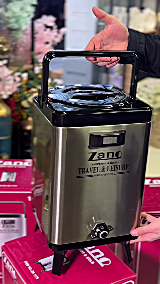 17.8L Portable Hot and Cold Water Dispenser for Travel and Leisure