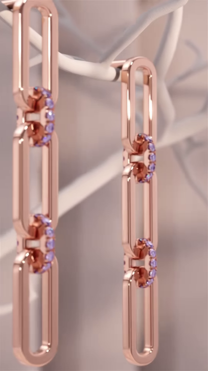 Elegant Gold-Toned Ring with Blue Gemstone Floral Design